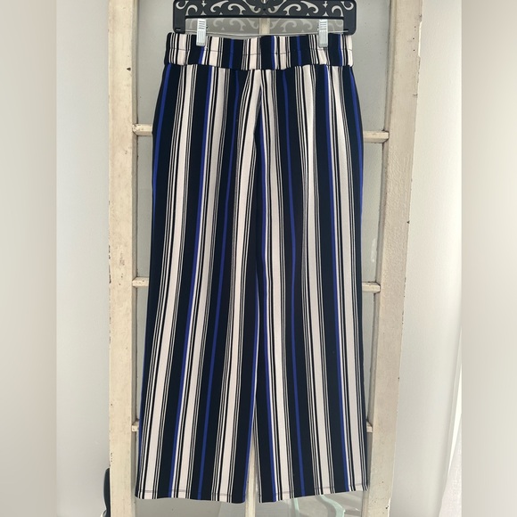 C est 1946 SP dress pants , new condition, black/blue/white stripes - Picture 3 of 3